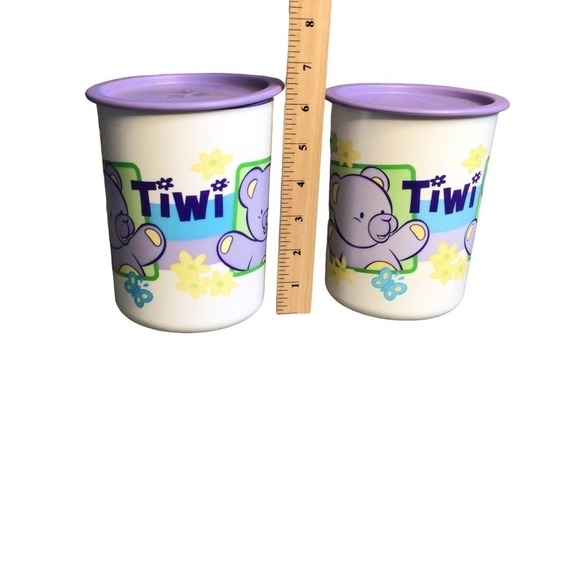 Brand new Tupperware TIWI Bear canister containers *set of 2* - Picture 3 of 4